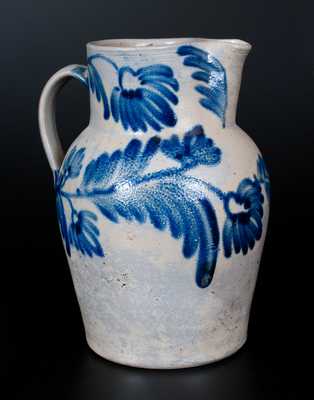 Baltimore Stoneware Pitcher w/ Elaborate Decoration
