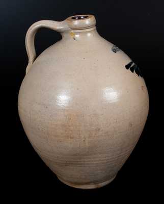 M. TYLER ALBANY / MANUFACTURER Ovoid Stoneware Jug