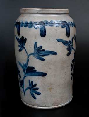 Pennsylvania Stoneware Jar with Profuse Cobalt Decoration