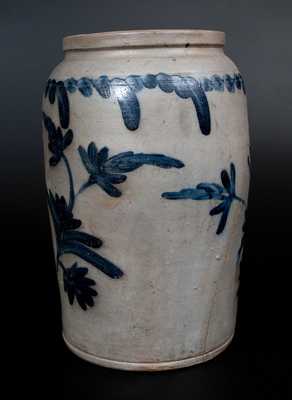 Pennsylvania Stoneware Jar with Profuse Cobalt Decoration