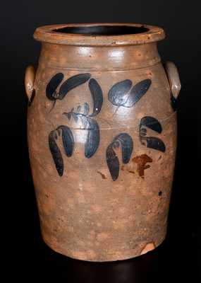 Three-Gallon attrib. G. & A. Black, Somerfield, PA Stoneware Crock