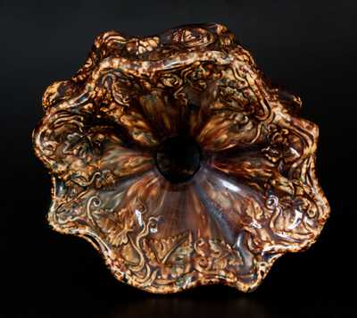Rare SPEELER, TAYLOR, & BLOOR. / TRENTON. / N.J. Rockingham-Glazed Spittoon