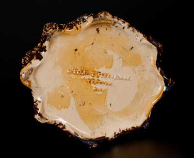 Rare SPEELER, TAYLOR, & BLOOR. / TRENTON. / N.J. Rockingham-Glazed Spittoon