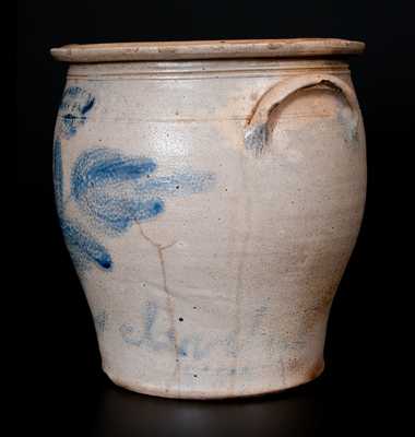 H. B. PFALTZGRAFF / YORK, PA Stoneware Jar with Floral Decoration