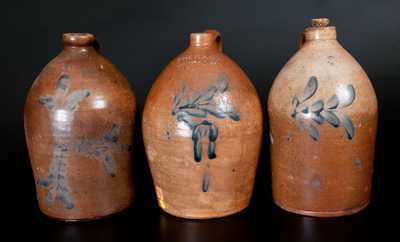 Lot of Three: Pfaltzfgraff Pottery 2 Gal. Stoneware Jugs incl. One Stamped THE P. S. CO. / YORK, PA