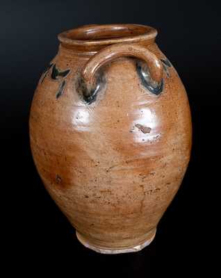 COMMERAWS STONEWARE Jar w/ Impressed Decoration, Manhattan, circa 1810