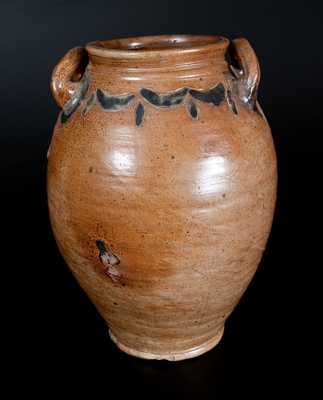 COMMERAWS STONEWARE Jar w/ Impressed Decoration, Manhattan, circa 1810