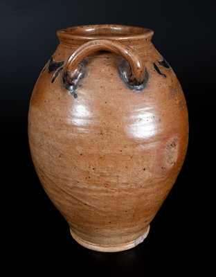 COMMERAWS STONEWARE Jar w/ Impressed Decoration, Manhattan, circa 1810