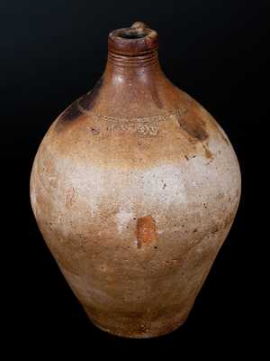 Half-Gallon BOSTON (Frederick Carpenter, Boston, MA) Stoneware Jug, early 19th century