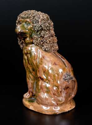 George Wagner, Carbon County, PA Redware Dog Bank