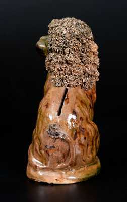 George Wagner, Carbon County, PA Redware Dog Bank