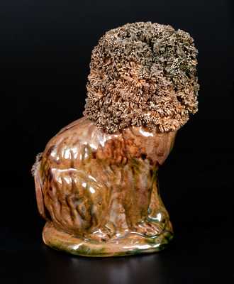 George Wagner, Carbon County, PA Redware Dog Bank