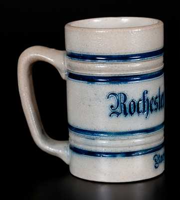 Whites Utica Stoneware Mug w/ Rochester Brew Co. Advertising