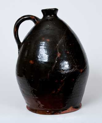 Ovoid New England Redware Jug