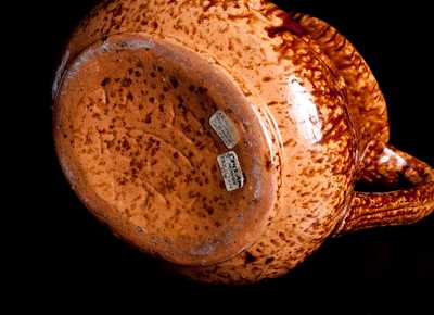 Rare J. MAYER / TRENTON, NJ (Arsenal Pottery) Rockingham Ware Anchor Pitcher
