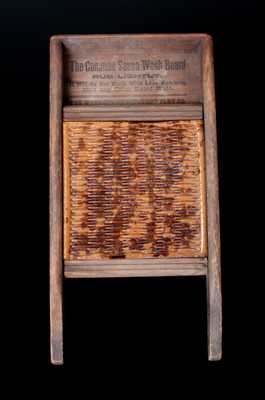 Rare Pottery Washboard, WESTERN RESERVE POTTERY CO. / WARREN, OHIO