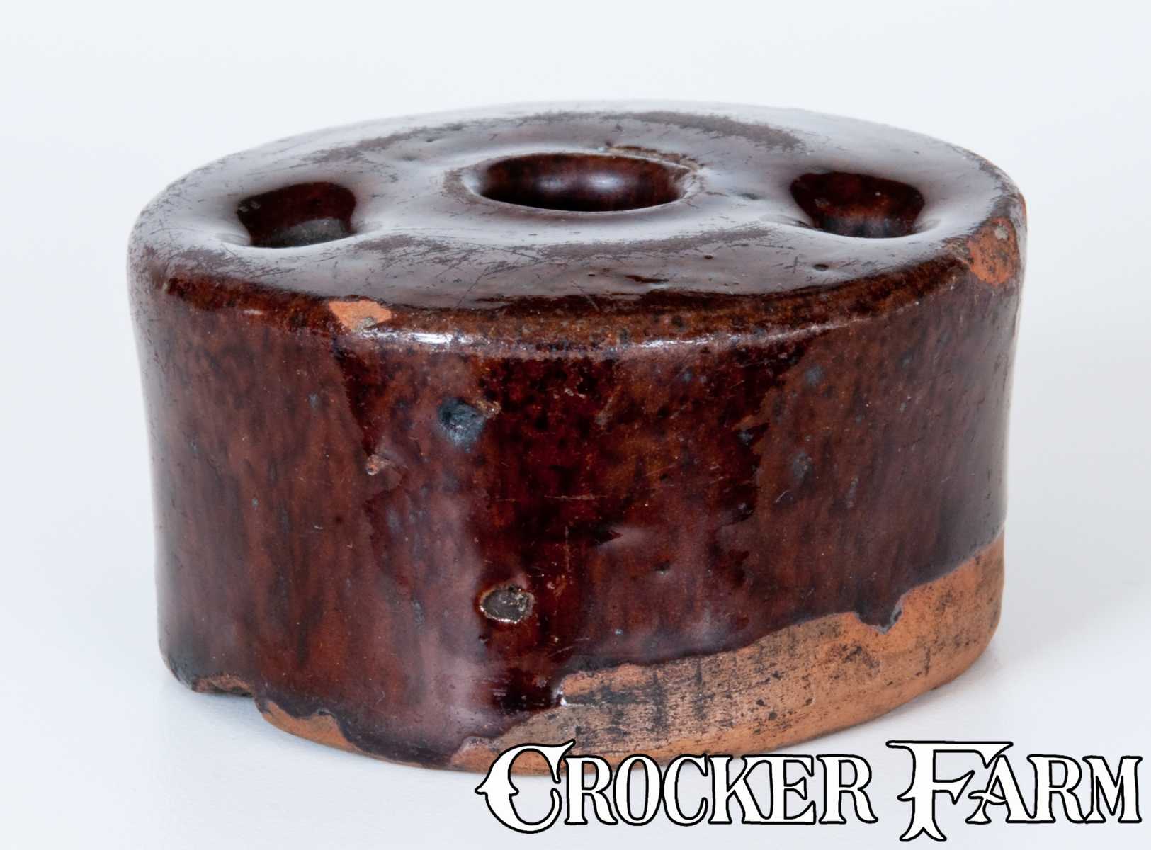 Small-Sized Redware Inkwell -- Lot 140 -- March 14, 2015 Stoneware ...