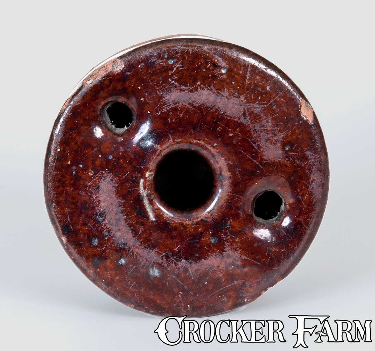 Small-Sized Redware Inkwell -- Lot 140 -- March 14, 2015 Stoneware ...