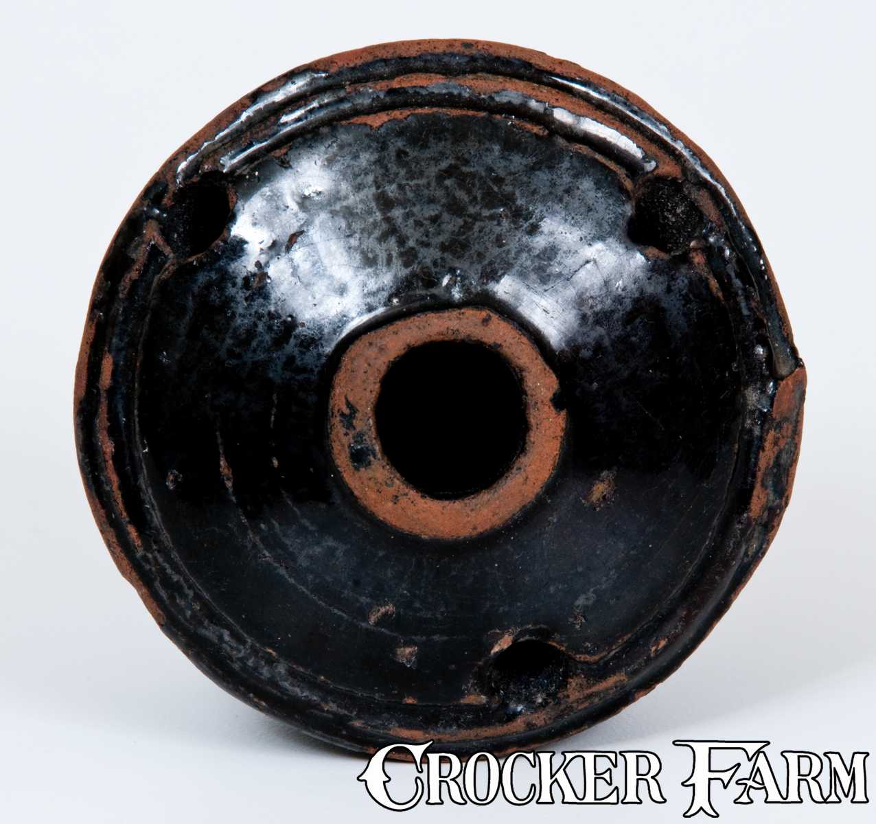 Small-Sized Redware Inkwell with Domed Top -- Lot 141 -- March 14, 2015 ...