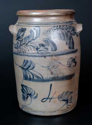 Attrib. Thompson, Morgantown, WV Four-Gallon Stoneware Jar