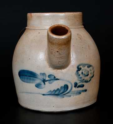 Cobalt-Decorated Stoneware Batter Pail, attrib. Nathan Clark, Jr., Athens, NY, circa 1860