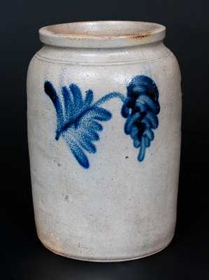Cobalt-Decorated Remmey (Philadelphia) Stoneware Jar