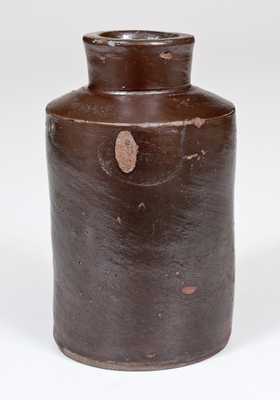 Unusual W. SMITH / GREENWICH / NEW YORK Stoneware Ink Bottle