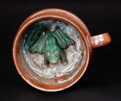 Very Rare Anna Pottery Frog Mug w/ Inscription 