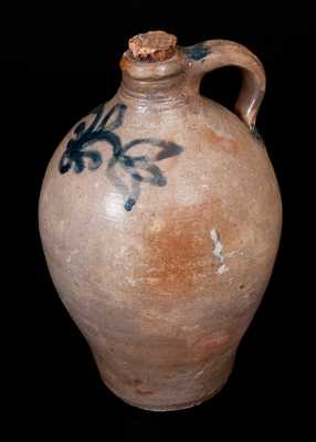 Small-Sized 18th Century Stoneware Jug, probably Capt. James Morgan, Cheesequake, NJ