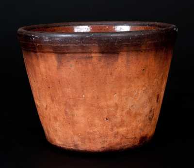 Rare Redware Pot Stamped