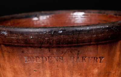 Rare Redware Pot Stamped 