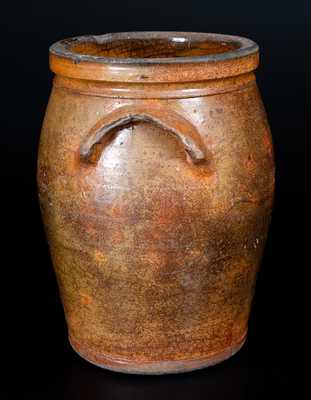 Rare ISAAC GOOD, Rockingham County, Virginia Redware Jar