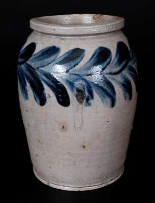 Small-Sized H. MYERS (Baltimore, MD) Stoneware Jar, Stamped 