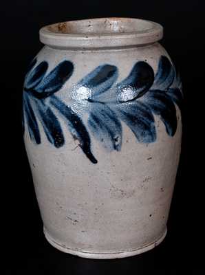 Small-Sized H. MYERS (Baltimore, MD) Stoneware Jar, Stamped 