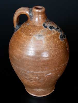 Very Rare P. CROSS / HARTFORD Incised Bird Jug, c1806-08