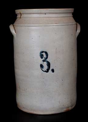 Rare New Jersey Stoneware Cooler, Inscribed 