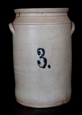 Rare New Jersey Stoneware Cooler, Inscribed