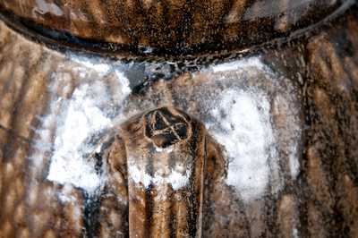 Alkaline-Glazed Georgia "BB" Four-Gallon Double-Handled Crock