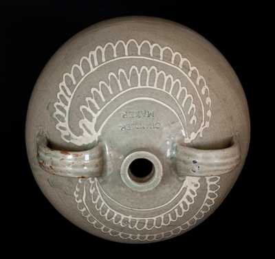 Very Rare CHANDLER MAKER Monumental Double-Handled Stoneware Jug