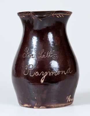 Very Rare Long Island Presentation Pitcher: