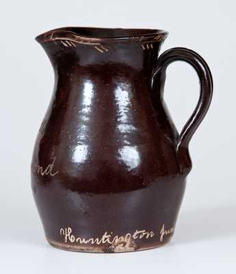 Very Rare Long Island Presentation Pitcher: