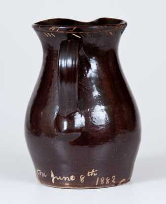 Very Rare Long Island Presentation Pitcher: