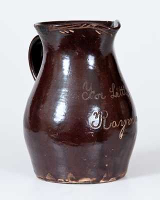 Very Rare Long Island Presentation Pitcher: