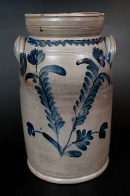 Rare Five-Gallon Remmey Stoneware Churn w/ Impressed