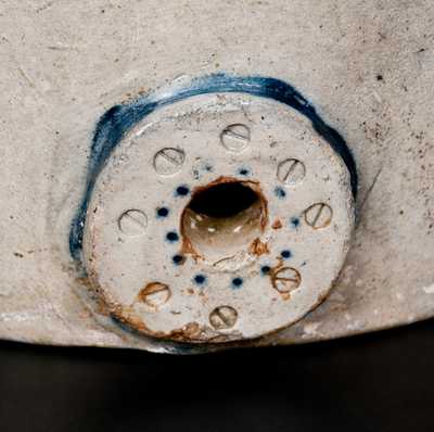 Rare Eight-Gallon Ohio Stoneware Water Cooler with Molded Eagle