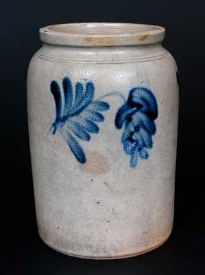 Cobalt-Decorated Remmey (Philadelphia) Stoneware Jar