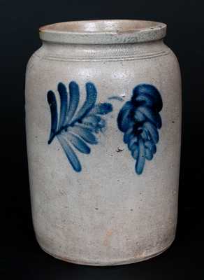 Cobalt-Decorated Remmey (Philadelphia) Stoneware Jar