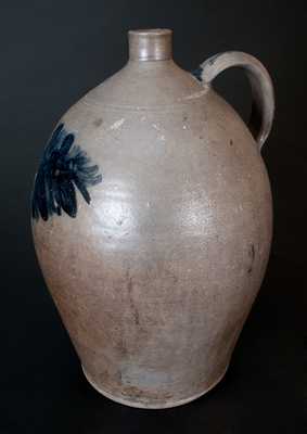 Scarce James River Virginia Jug w/ Cobalt Decoration, incl. Decorated Handle