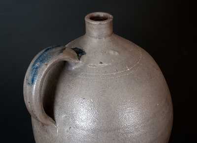 Scarce James River Virginia Jug w/ Cobalt Decoration, incl. Decorated Handle