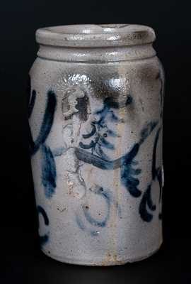 Rare Small-Sized "A. Clark "Stoneware Jar, Mid-Atlantic origin, probably Baltimore